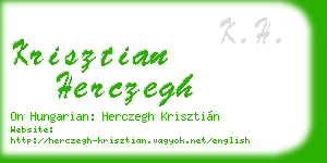 krisztian herczegh business card
